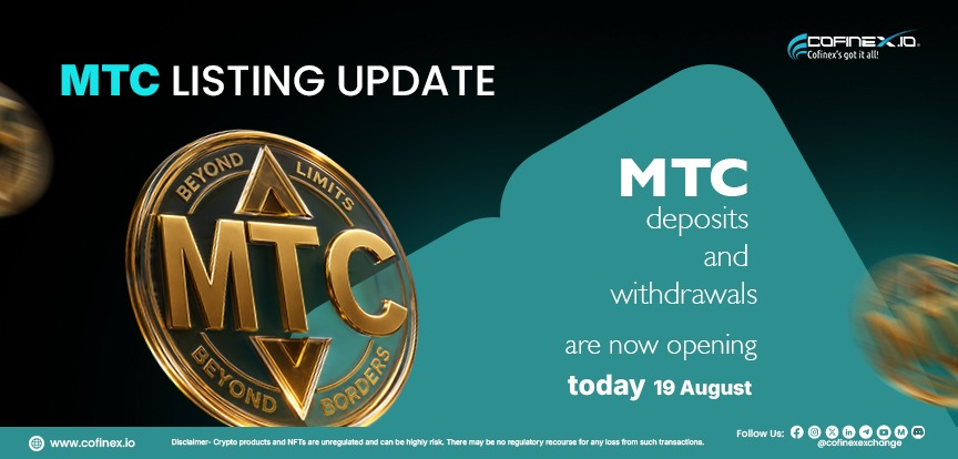 MTC Listing Update on Cofinex