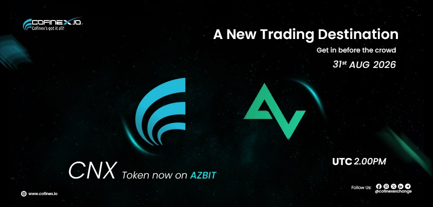 CNX Token is Now Live on AZBIT